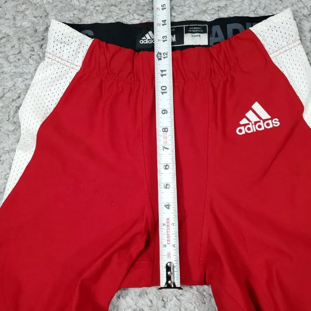 Adidas Woven A1 Stock Red White GG7411 Football Pants Men's Size Medium NO Pads